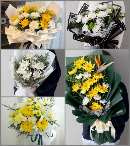 湖南永州祁阳县羊角塘镇复兴社区白事花束代送